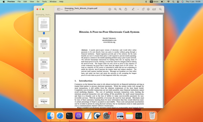The Bitcoin white paper is hidden on your Mac
