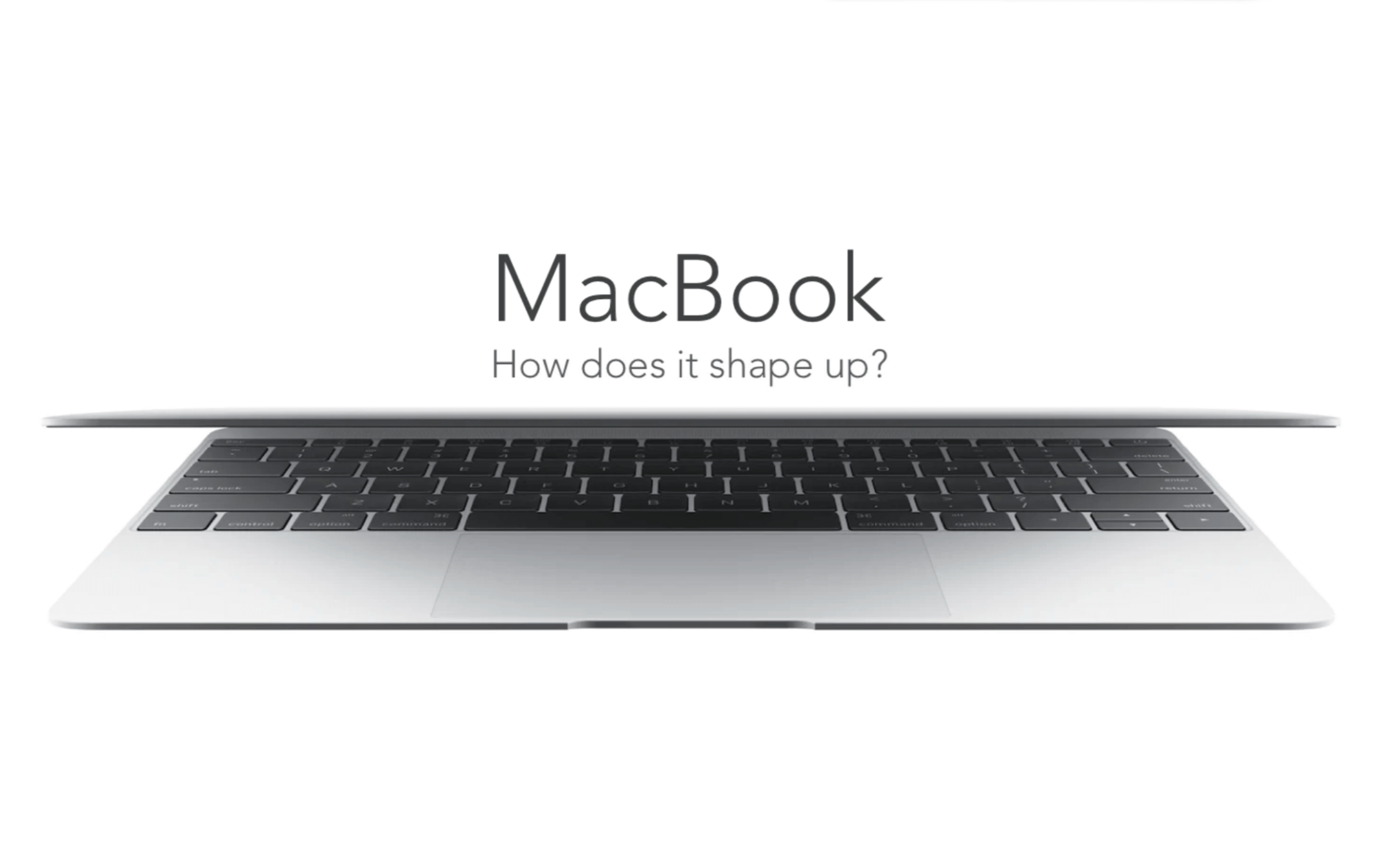 The new MacBook, how does it shape up? – Hoxton Macs
