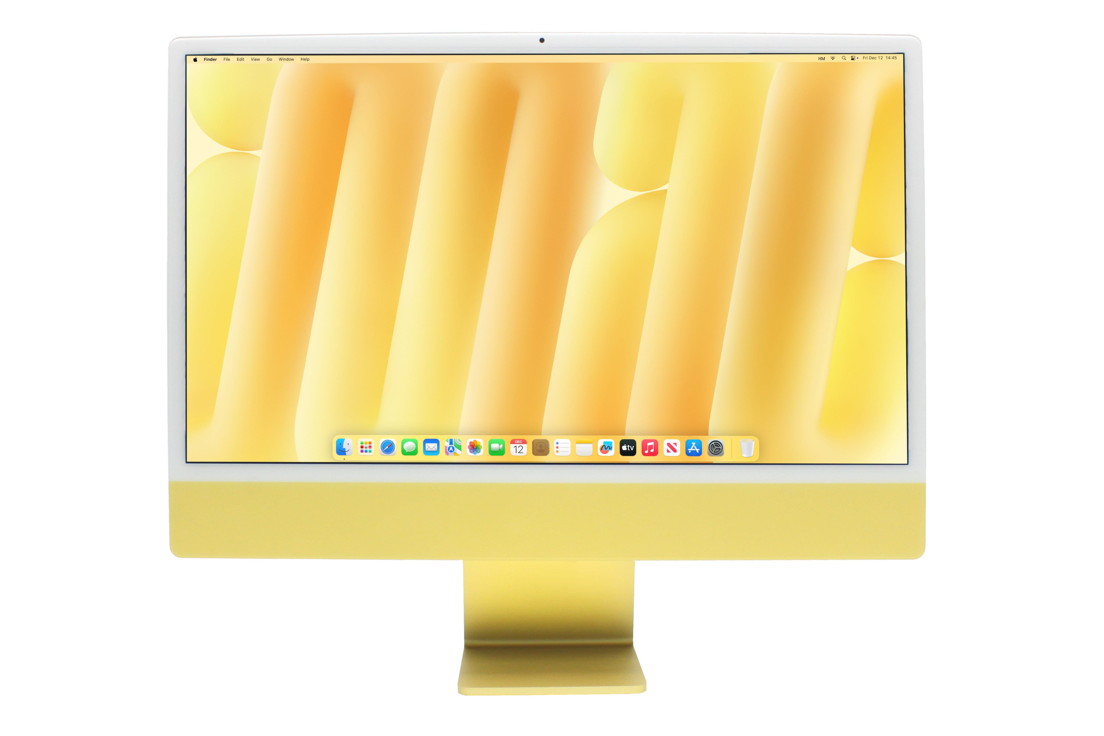 Refurbished Apple iMac 24-inch M4 (2-ports, 2024) Yellow – Hoxton Macs