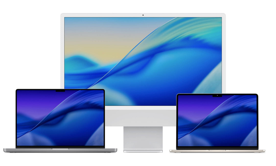 macOS Tahoe, iMac, MacBook Pro and MacBook Air