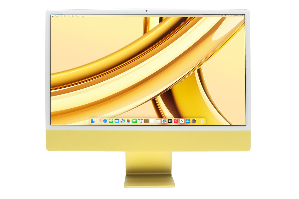Refurbished Apple iMac 24-inch M3 (4-ports, 2023) Yellow