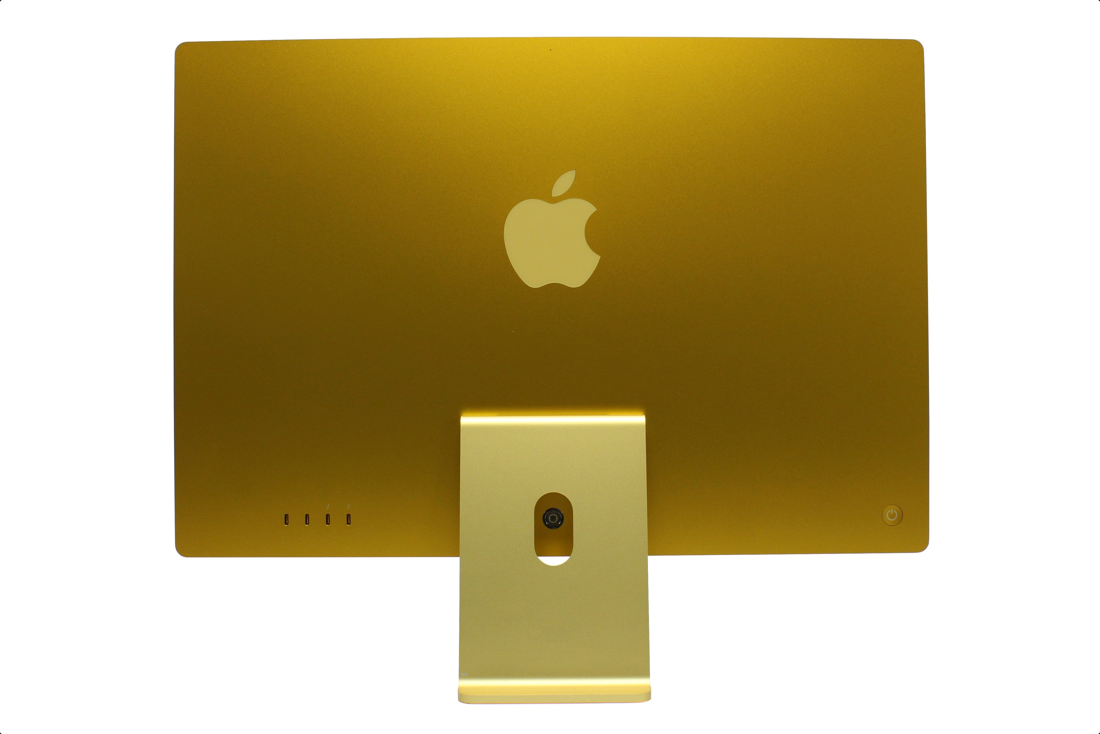 Refurbished Apple iMac 24-inch M3 (4-ports, 2023) Yellow – Hoxton Macs