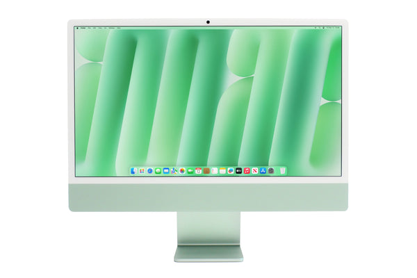 Refurbished Apple iMac 24-inch M4 (4-ports, 2024) Green | Hoxton Macs