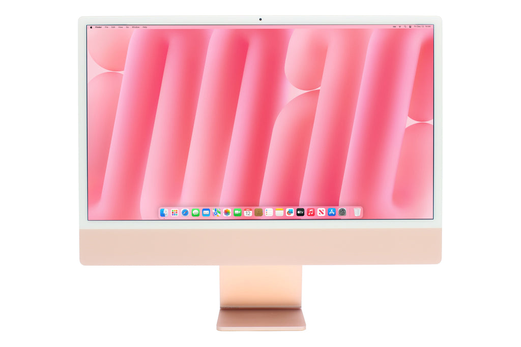 Refurbished Apple iMac 24-inch M4 (4-ports, 2024) Pink at Hoxton Macs