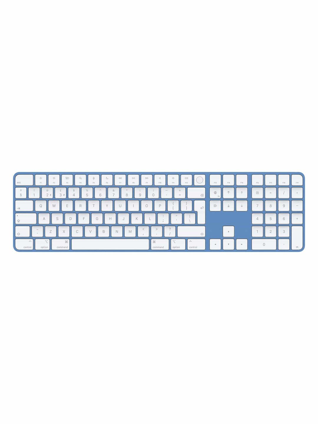 Apple Magic Keyboard Blue Apple Magic Keyboard with Touch ID and Numeric Keypad (Lightning) - Excellent